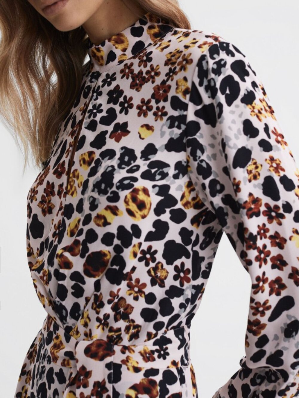 NWT Reiss Lira animal print dress sz 4 $189 - Picture 3 of 4
